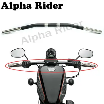 Bilah Seret Gaya Retro Sepeda Motor Melengkung untuk Harley Sportster XL883 XL883L XL 1200 Besi 883 48 72 Roadster Stang 1