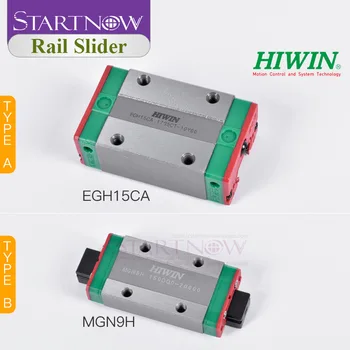 Blok Penggeser Panduan Linier HIWIN EGH15CA HGH20CA QEH20CA Asli Taiwan Untuk Sistem Gerak Kereta Pemandu Linier