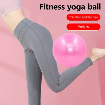 Bola Pilates 25cm Bola Inti Yoga Tahan Ledakan Bola Gym Latihan Keseimbangan Dalam Ruangan untuk Peralatan Kebugaran Pilates Bola Kebugaran