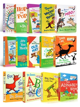Buku Suara Indah Dr Seuss Bahasa Inggris Kelas Montessori Bayi Belajar Bahasa Inggris Membaca Buku Karton untuk Anak-anak