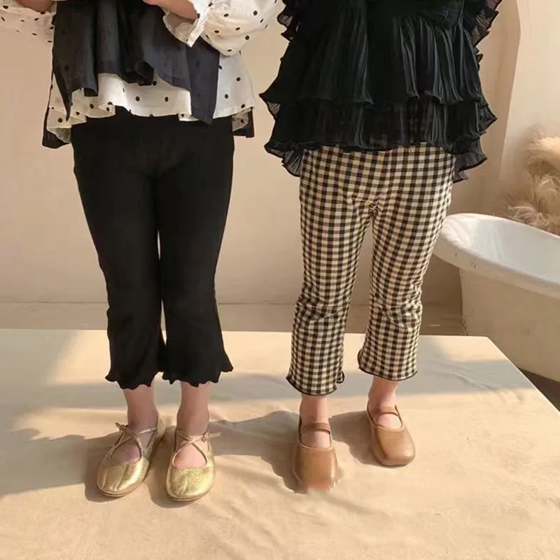 Celana Musim Panas Anak-anak Versi Korea dari Katun Pinggang Tinggi Celana Harem Musim Semi dan Musim Panas Baru Lahir Legging Bayi - 0