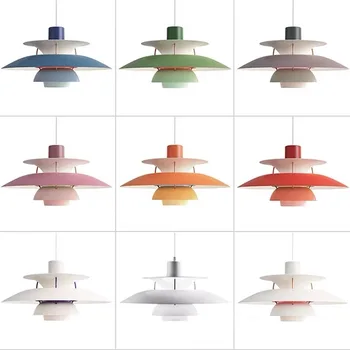 Danish Desain PH5 Lampu Loui LED Pendant Light Kualitas Tinggi Paulsen Dekorasi Rumah 5 Lapisan Suspensi Luminer Dapur Lampu Gantung