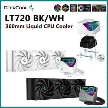 DeepCool LT720 360mm Pendingin Air Cair CPU Pendingin CPU Terintegrasi Kipas ARGB 120mm Radiator DIY untuk LGA1700 / 2011 / 115x AM4 AM5