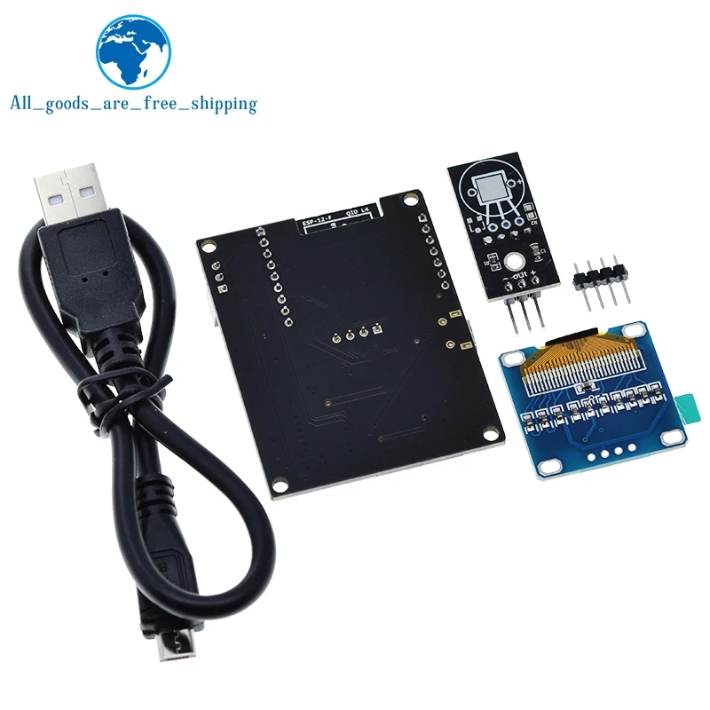 ESP8266 Stasiun Cuaca Kit DIY Kit Pemula IOT untuk Arduino Modul WIFI Nirkabel Suhu Hygrometer Termometer Digital - 5