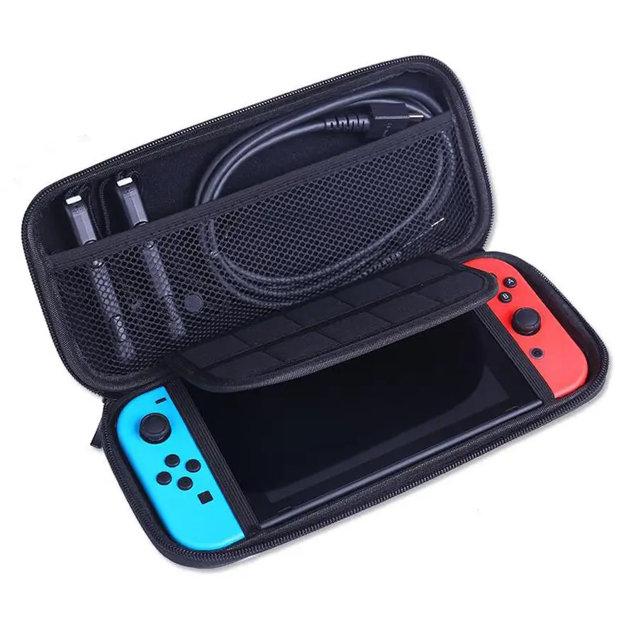 EVA Travel Carrying Case Kompatibel untuk Nintendo Switch OLED Konsol Koper Tas Penyimpanan Casing Pelindung Aksesoris Game - 2