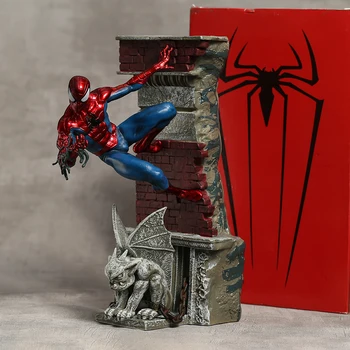 Figural Disney Marvel Spider-Man: Sosok Spiderman Jauh Dari Rumah Boneka Patung Model Mainan Koleksi