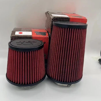 Filter Tinggi K＆N 14084-2 filter udara masuk 76mm 60mm 70mm Filter Udara Kerucut Kinerja Balap Aliran 3 Inci Filter Udara Tirus