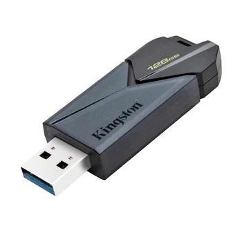 Flash Drive USB Kingston Drive Pena DTXON 64GB 128GB 256GB USB 3.2 Gen 1 Flash Drive PenDrives Hitam untuk Komputer