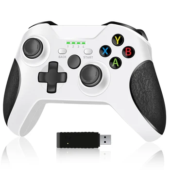 Gamepad Nirkabel 2.4 G untuk Konsol Xbox One Slim / X Untuk Pengontrol Game PC Pengontrol PS3 Joypad untuk Ponsel Android / Joystick Uap