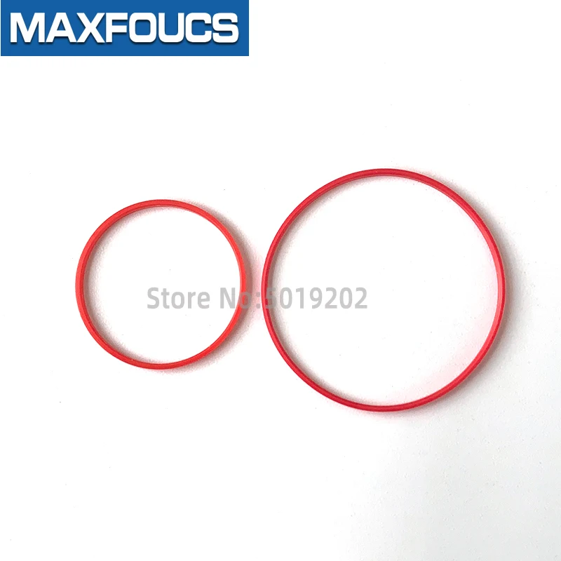 Gasket merah O Ring 16-24. 5 mm dia 0.9 mm Tinggi Gasket Plastik tebal 0.6 mm untuk Suku Cadang casing belakang Untuk merek TISSOT - 2