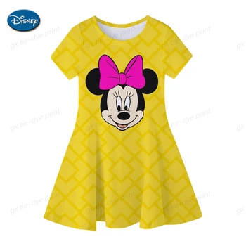 Gaun Minnie Mouse Gaun Anak Perempuan untuk Bayi Anak-anak Gaun Pesta Cosplay 1-10 Tahun Kostum Putri Ulang Tahun Anak Balita 2023