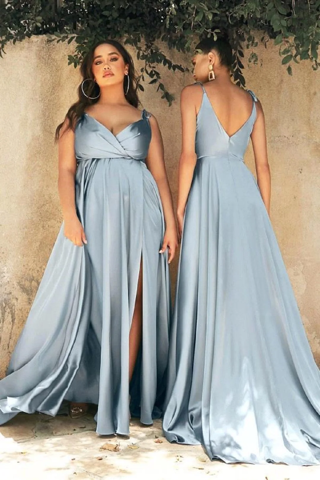 Gaun Prom Panjang Tali Spaghetti Seksi 2023 Gaun Malam Celah Garis A Elegan Gaun Pertunangan Wanita Formal Vestidos Fiesta - 5