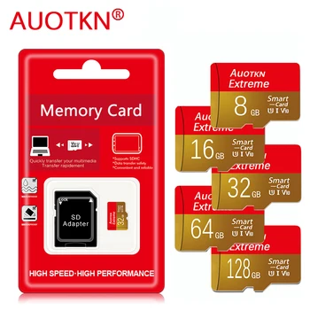 Gratis Adaptor Kartu Memori Mikro Baru 8 GB 16 GB 32 GB 64 GB 128 GB 256 GB 512 GB Flash Kartu SD / TF Kartu Mikro 8 16 32 64 128 GB untuk Ponsel