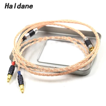 Haldane HI FI 7N Kabel Peningkatan Headphone Tembaga Murni Kristal Tunggal untuk Technica ATH-WP900 MSR7B AP2000 ES770H SR9 ADX5000