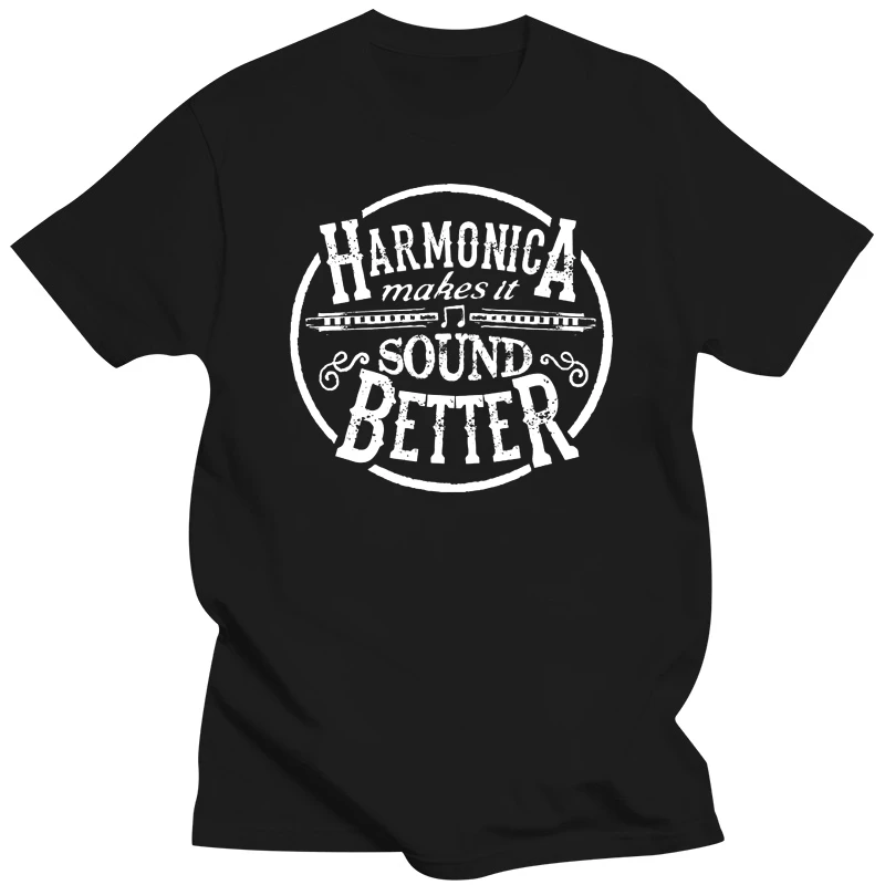 Harmonika Membuatnya Terdengar Lebih Baik T Shirt Ringan Gaya Vintage - 0