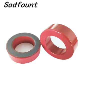 Inti Toroid Ferit Besi T157-2 40*24*14.5 mm Untuk Induktor Inti serbuk besi Cincin Merah 10 permeability