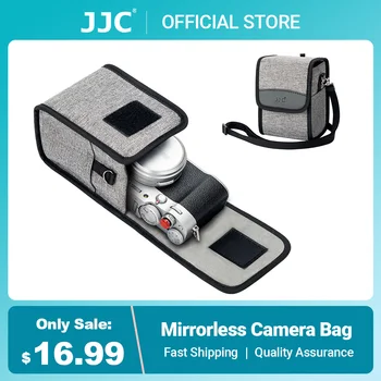 JJC Tas Kamera Kantong Casing Kamera untuk Canon M50 M5 M10 G1X Sony A6600 A6500 A6400 A6000 Nikon Z30 Z50 Fujifilm X100 X100T X100V