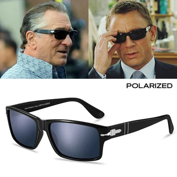 JackJad Kacamata Hitam Mengemudi Terpolarisasi Pria Gaya James Bond Mode Top 2021 Kacamata Matahari Klasik Antik Oculos De Sol Masculino