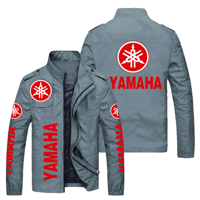 Jaket Motor Jaket Yamaha Sweatshirt Motocross Luar Ruangan Baru Musim Gugur 2023 Pakaian Yamaha Kebesaran Jaket Biker Pria Mantel - 0