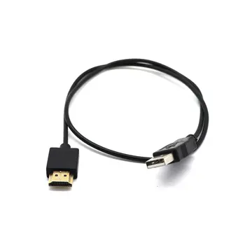 Kabel Daya Laptop Perangkat Pintar Kabel yang kompatibel dengan HDMI Male-Famel Kabel Daya yang kompatibel dengan HDMI ke USB Kabel yang kompatibel dengan USB
