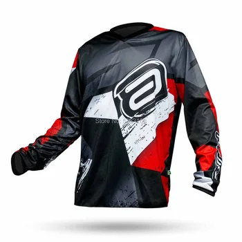 Kaos lengan panjang 2021 Kaus Motocross Jersey Moto Menurun Pakaian MX Jersey MTB Sepeda Gunung Off Road DH