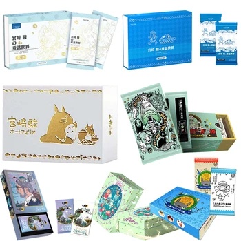 Kartu Asli Hayao Miyazaki Dunia Dongeng Kastil Di Langit Spirited Away MY NEIGHBOR TOTORO Kartu Koleksi Anime Seri