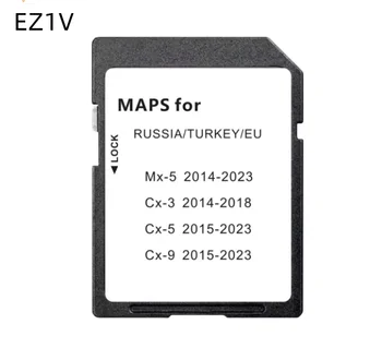 Kartu Navigasi Terbaru 2023 Kartu Peta EZ1V untuk Mazda 2 3 6 CX3 CX5 MX5 Versi GPS Mobil Eropa Pengiriman Gratis