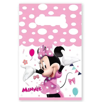 Kartun ThemeBag Nikmat Tas Pembungkus Minnie Mouse Frozen Princess Loot Bag Pesta Ulang Tahun Anak Permen Kue Kemasan Tas Hadiah