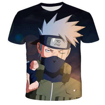 Kaus Naruto Permainan Mode Baru Kaus Anime Leher O Lengan Pendek Musim Panas Kaus Super Keren Kaus Anak Laki-laki Anak Perempuan Kartun Kasual T-shirt
