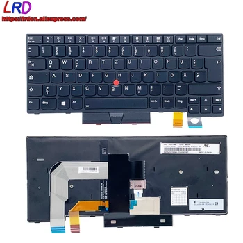 Keyboard Lampu Latar Jerman DE GR Baru untuk Laptop Lenovo Thinkpad T470 A475 T480 A485