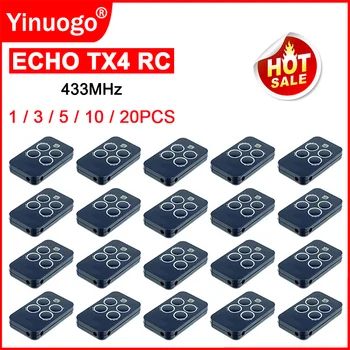 Kompatibel dengan ECHO TX4 RC 6100334 Remote Control Pintu Garasi 433MHz Perintah Pembuka Pintu Garasi Sakelar Kontrol Gerbang Listrik