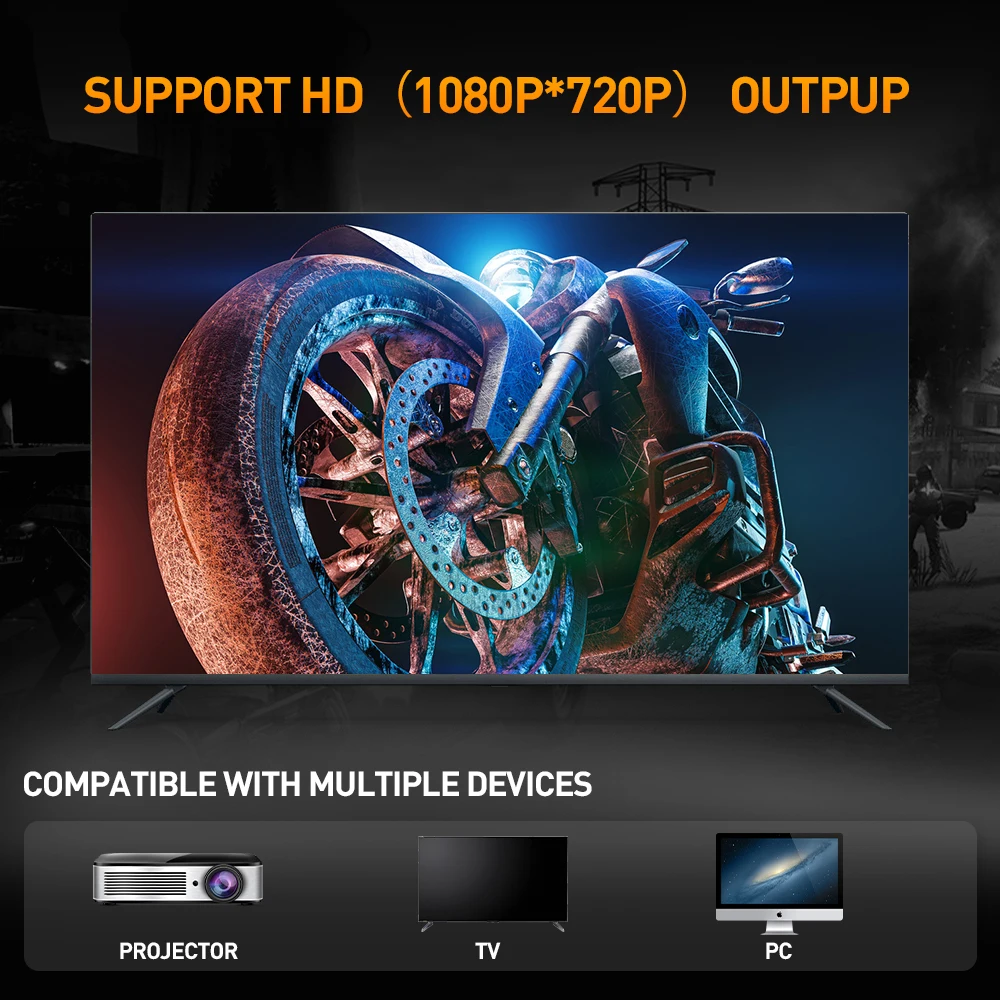 Konsol Game Retro KINHANK Konsol Super X Kubus 100000 Game Retro untuk Tampilan HD DC/MAME/ARCADE di Monitor Proyektor TV - 4