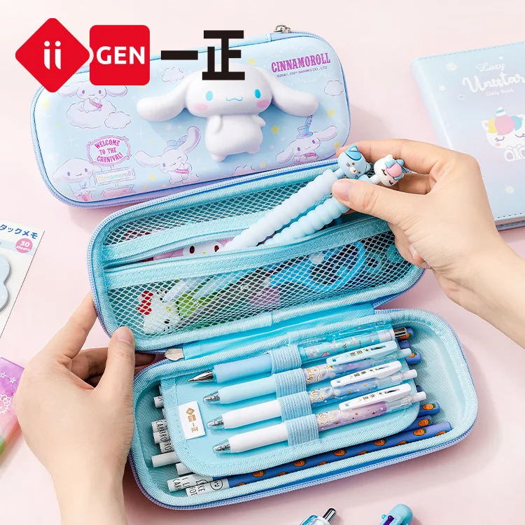 Kotak Pensil Dekompresi Sanrio Kuromi My Melody Kreatif Kotak Alat Tulis Siswa Multifungsi Hadiah Hari Anak Kartun - 3