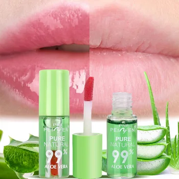 Lidah Buaya Mengubah Warna Lip Gloss Portabel Pelembab Alami Tahan Air Tahan Lama Bergizi Lipstik Perawatan Bibir Makeup
