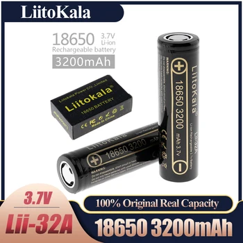 Liitokala Lii-32A 3.7 V 18650 3200 mAh MH1 10A Baterai Li-ion Isi Ulang 18650 E-Sepeda Baterai Listrik Seimbang
