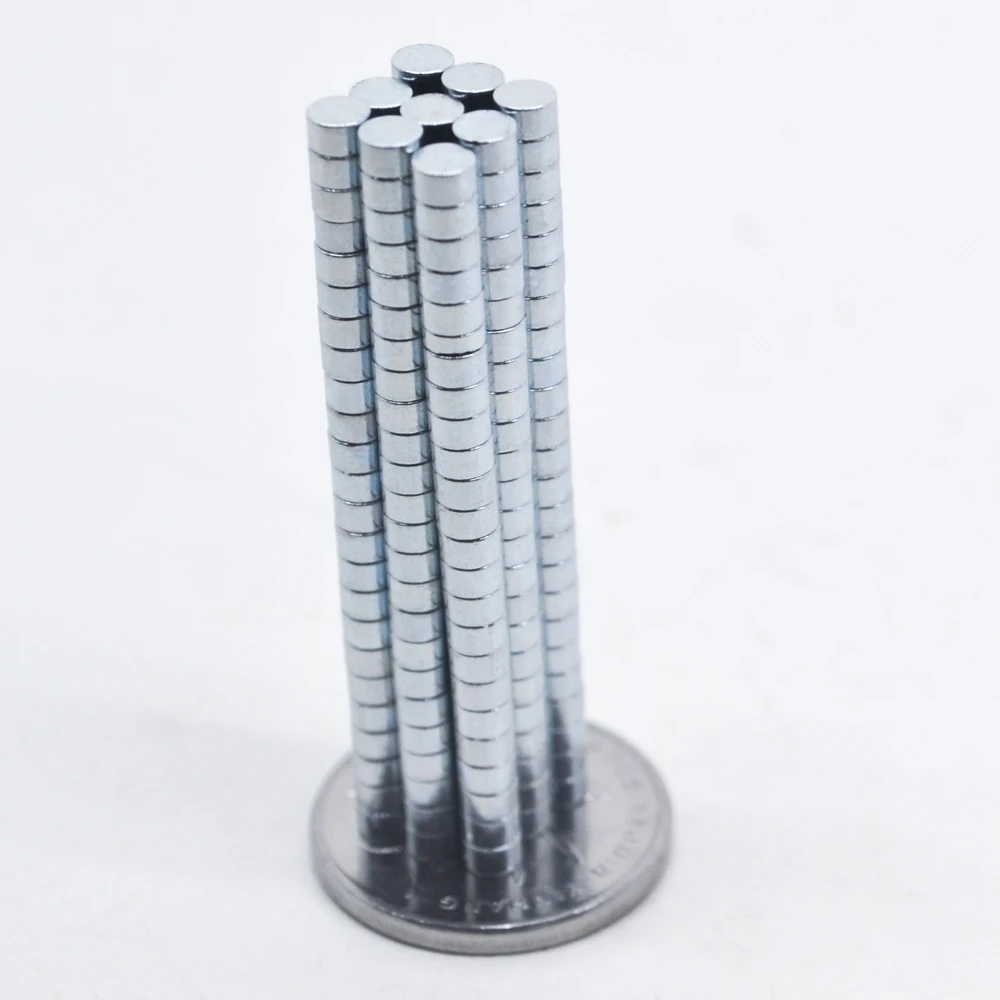 Magnet Hick Magnet Super Kuat NdFeB Neodymium Magnet Cakram Kecil Tipis Permanen N35 Dia 1/2/3/4/5/6/8/10/12/15/18 / 20mm imanes - 2
