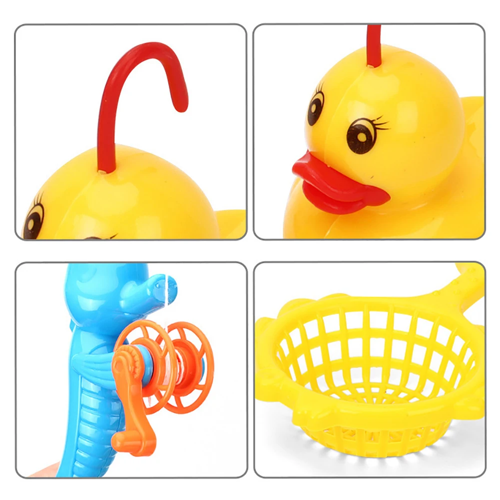 Mainan Memancing Baru Set Pancing Anak Bercahaya Sensitif Bebek Bayi Dalam Ruangan Luar Ruangan Mainan Air Interaktif Suvenir Pesta untuk Anak-anak - 1