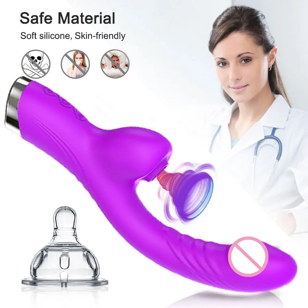 Mainan Seks Steker Vibrator Masturbasi Wanita untuk Wanita Vibrator Penis Klitoris Rin G Spot Mainan Dewasa untuk Wanita Pemijat Vibrator - 2