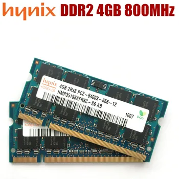 Memori Laptop 4GB PC2-6400 DDR2 RAM Notebook 800MHz 4G 800 6400S Chipset Hynix SO-DIMM 200-pin 200-pin Chipset Hynix SO-DIMM