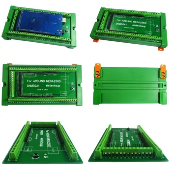 Modul Adaptor Blok Terminal Sekrup Pemasangan Rel DIN untuk Arduino MEGA-2560 R3