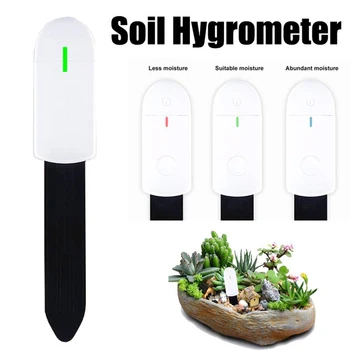Monitor Sensor Kelembaban Tanah Alat Uji Kelembaban Bunga Tanaman Hygrometer Tanah Detektor Tanaman Perawatan Taman Pengukur Kelembaban Tanam