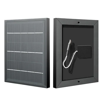 Panel Surya Kaca 3W 7.5 V Ukuran: Pengisi Daya 185x135x17MM untuk Lampu Rumah, Sel Mini pompa tenaga surya Tahan Air Output Efisiensi Tinggi