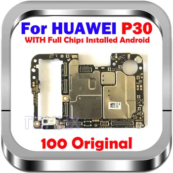 Papan Utama Berkualitas Tinggi untuk Huawei P30 100% Papan Logika Tidak Terkunci 128GB untuk Papan Logika Utama HuaweiP30 dengan Chip Lengkap