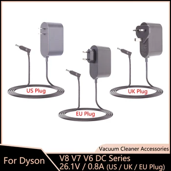 Pengisi Daya untuk Dyson V8 V7 V6 DC58 DC62 DC74 Penyedot Debu Seri DC Pengisi Daya Adaptor Daya Baterai Steker AS / Inggris / UE 26.1 V / 0.8 A