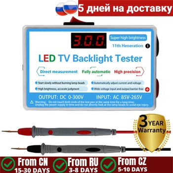 Penguji Lampu LED dan Lampu Latar TV Strip LED Serbaguna Alat Uji Manik-manik Instrumen Pengukuran Penguji LED Baru Output 0-300V
