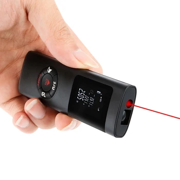Pengukur Jarak Mini USB Handheld Infrared Range Finder Pita Pengukur Portabel Akurat Pengukur Jarak Laser Level Digital