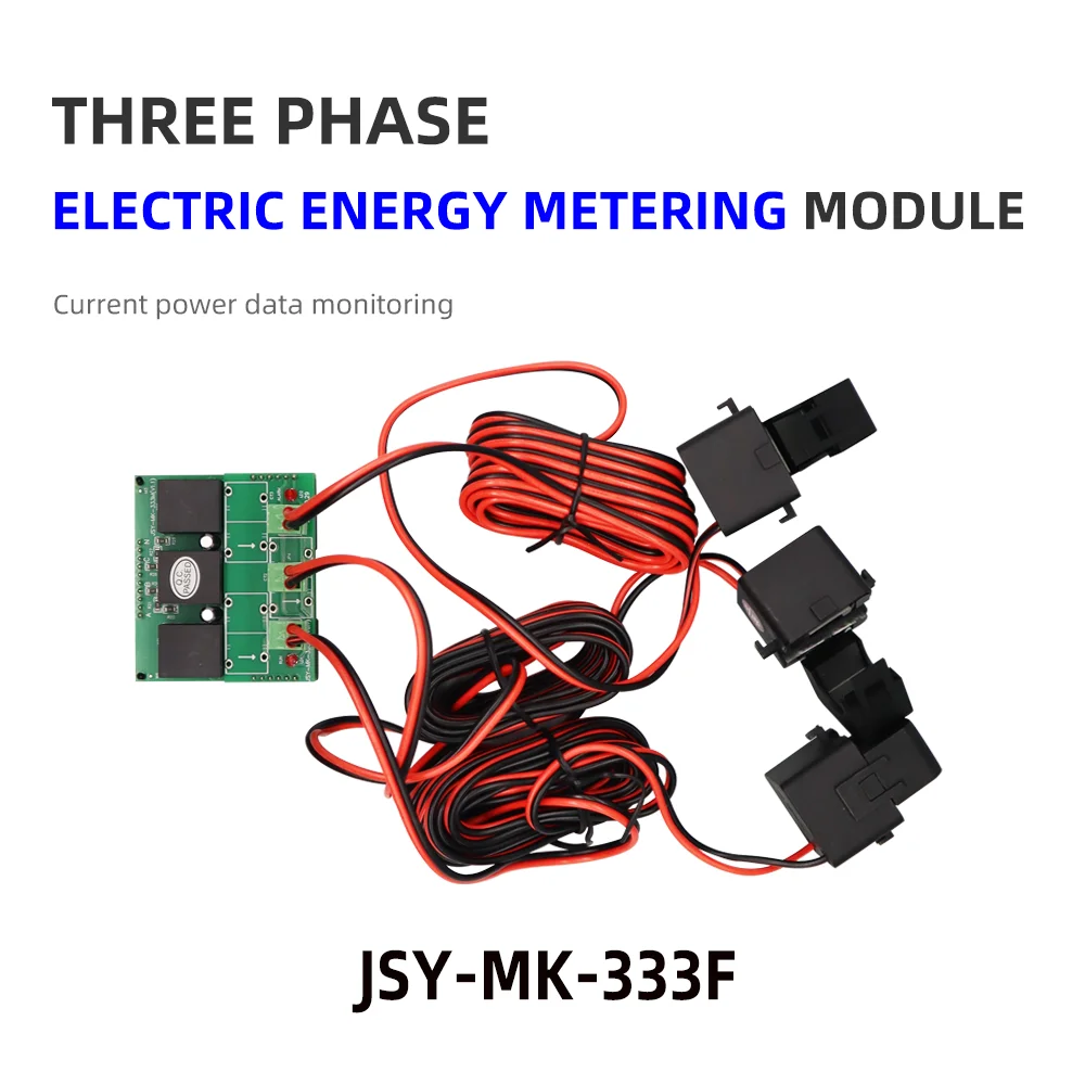 Pengukuran daya AC tiga fase 150A Detektor kualitas daya tiga fase Pengukur energi listrik tiga fase - 0
