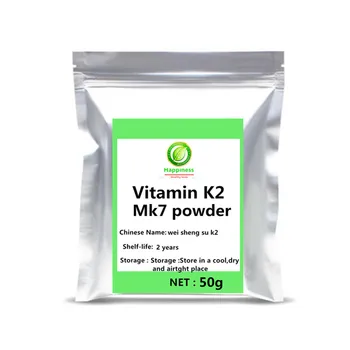 Penjualan Panas Bahan Baku Kosmetik Vitamin K2 Mk7 MENAQUINONE-7 suplemen Detoksifikasi Hati gratis pengiriman