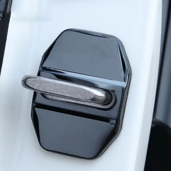 Penutup Kunci Pintu Mobil untuk Mercedes-Benz S-Class C-Class AMG E-Class Kunci Pintu Kaca Penutup Pelindung Baja Tahan Karat Aksesori