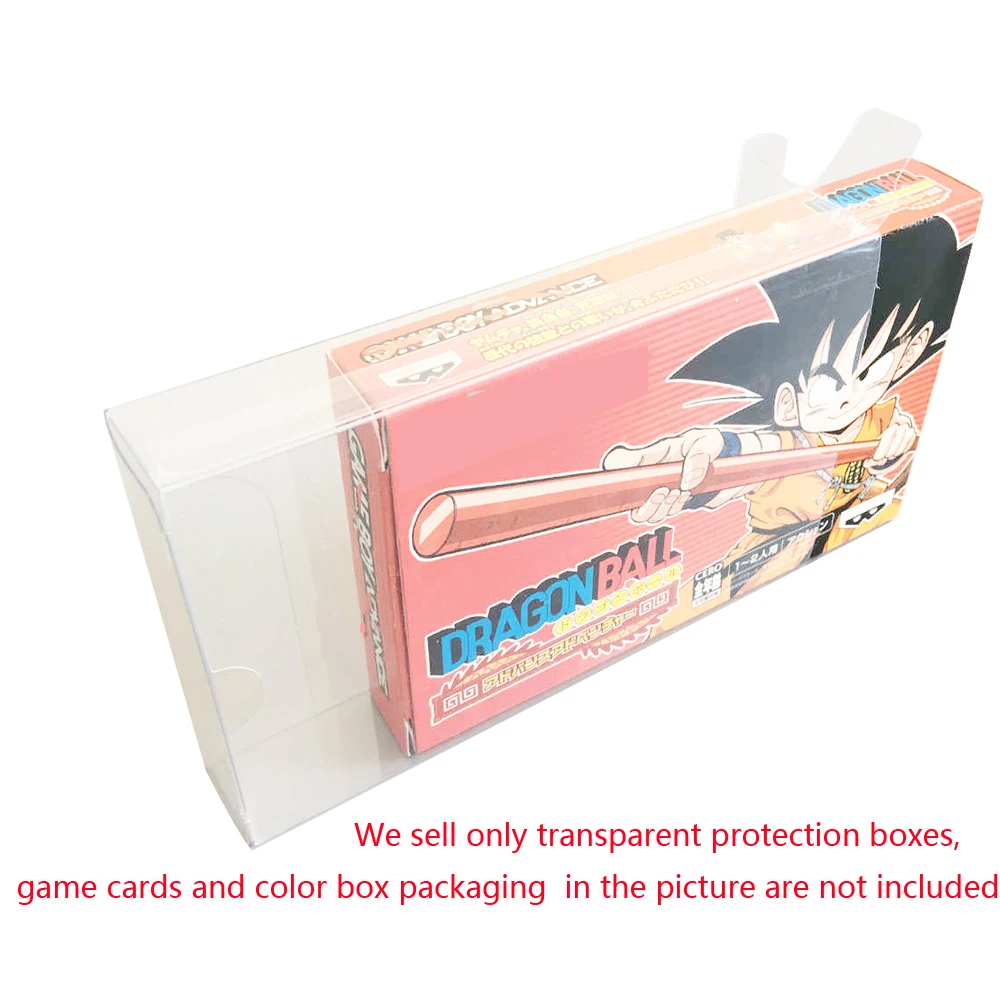 Penutup Kartrid Kotak Transparan Bening Casing Pelindung Penyimpanan Koleksi Hewan Peliharaan Plastik Warna Kartu Permainan untuk Versi Game Boy/ GBA JP - 0